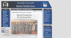 Desktop Screenshot of feuerwehr-hofkirchen.de